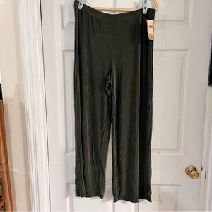 Coldwater Creek full leg travel‎ knit pull on pant women’s 18/XL green NWT